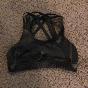 Camo sports bra